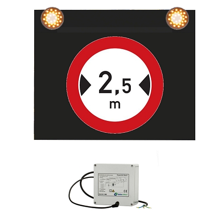 Značka s výstražným světlem 230V